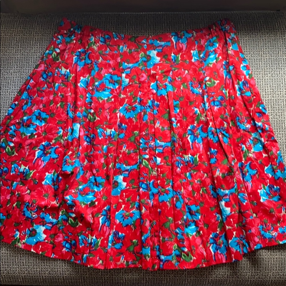 New Talbots Floral Skirt 22W - Picture 2 of 7